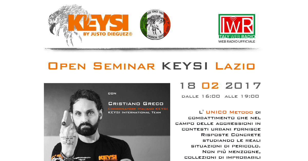 Open Seminar KEYSI Lazio 18/02/2017 - Italy Web Radio Partner Ufficiale