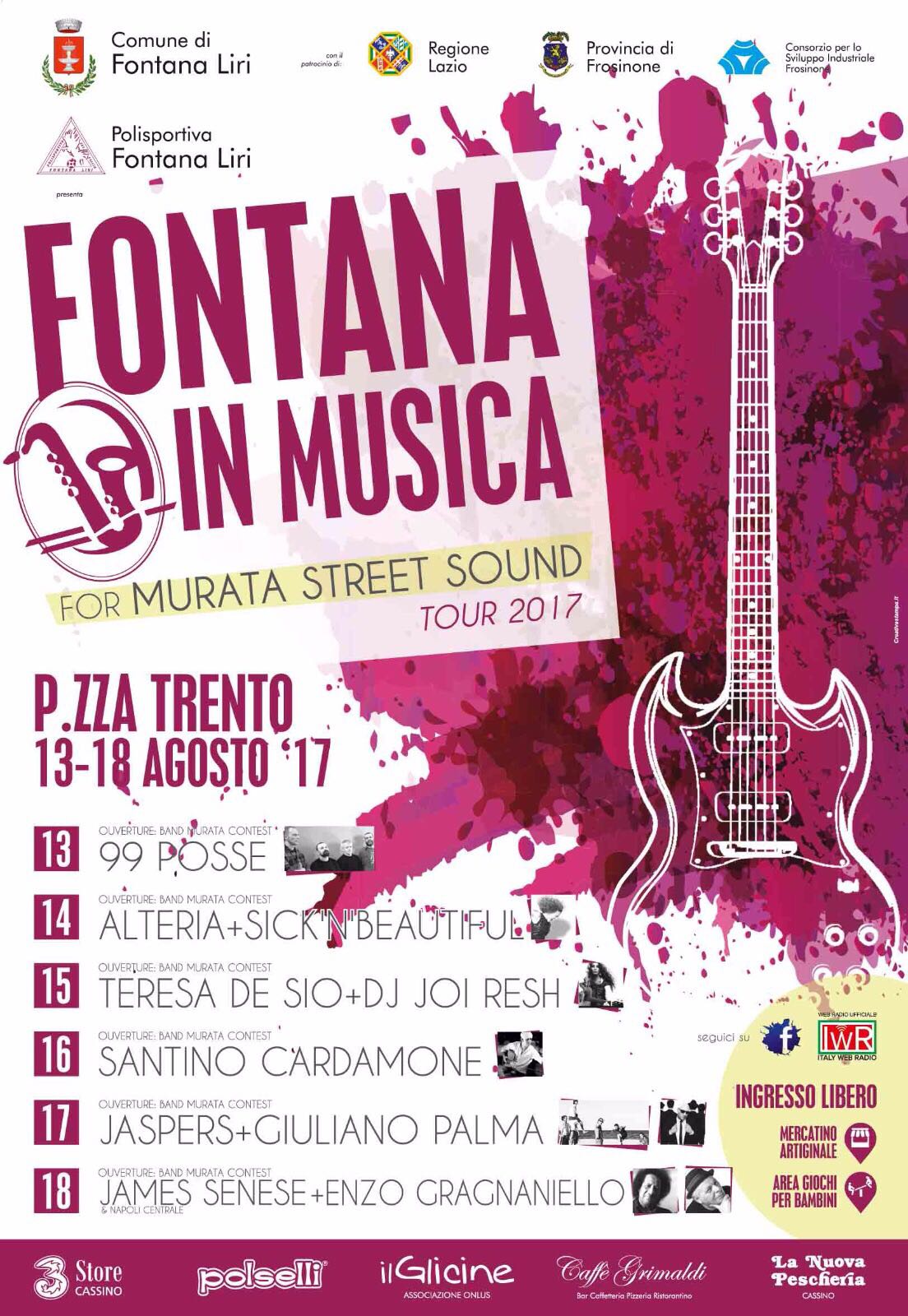 Italy Web Radio è la WEB RADIO UFFICIALE dell'evento FONTANA IN MUSICA