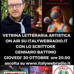 VETRINA LETTERARIA ARTISTICA con lo scrittore GENNARO BATTIMO